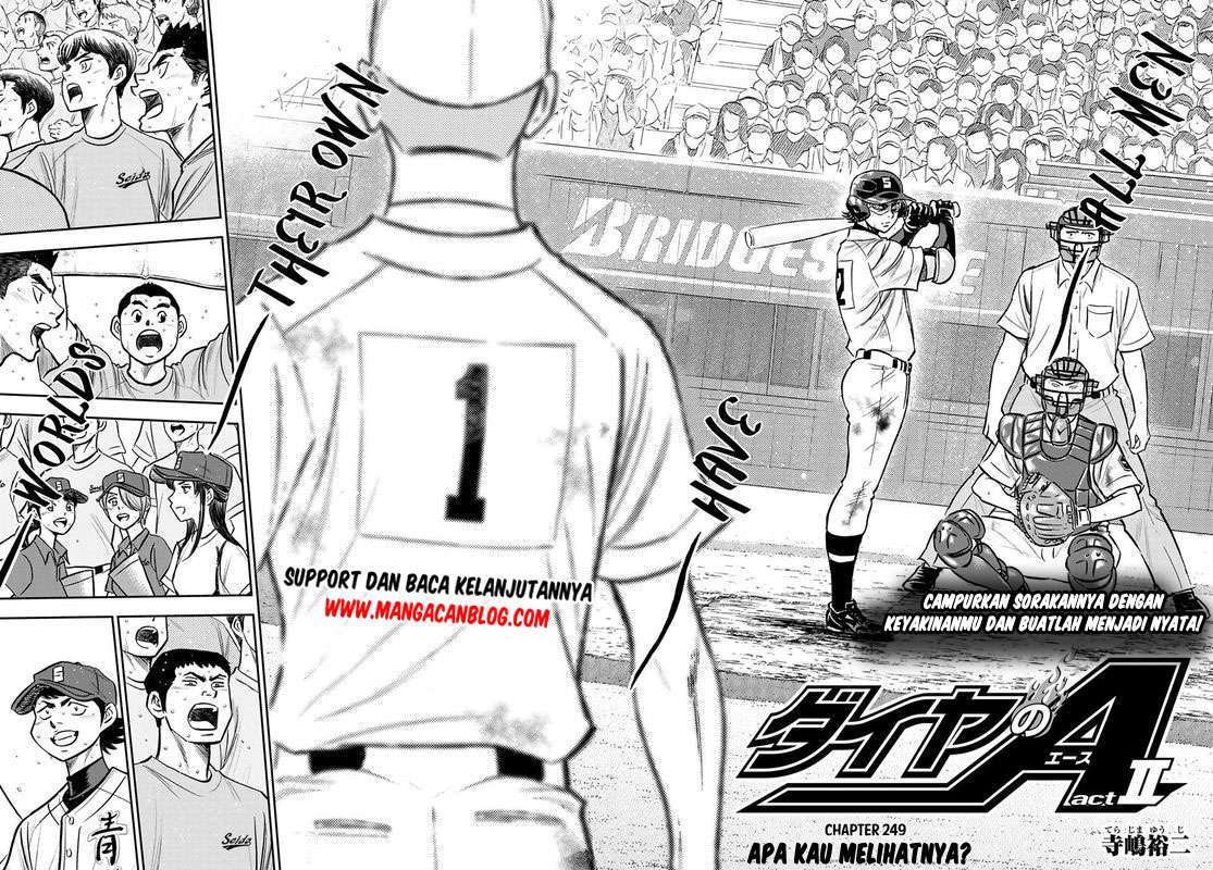 Diamond no Ace Act 2 Bab 249 halaman 2