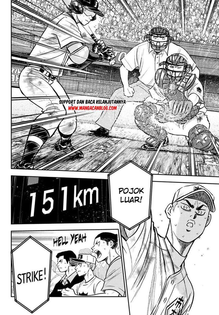 Diamond no Ace Act 2 Bab 249 halaman 9