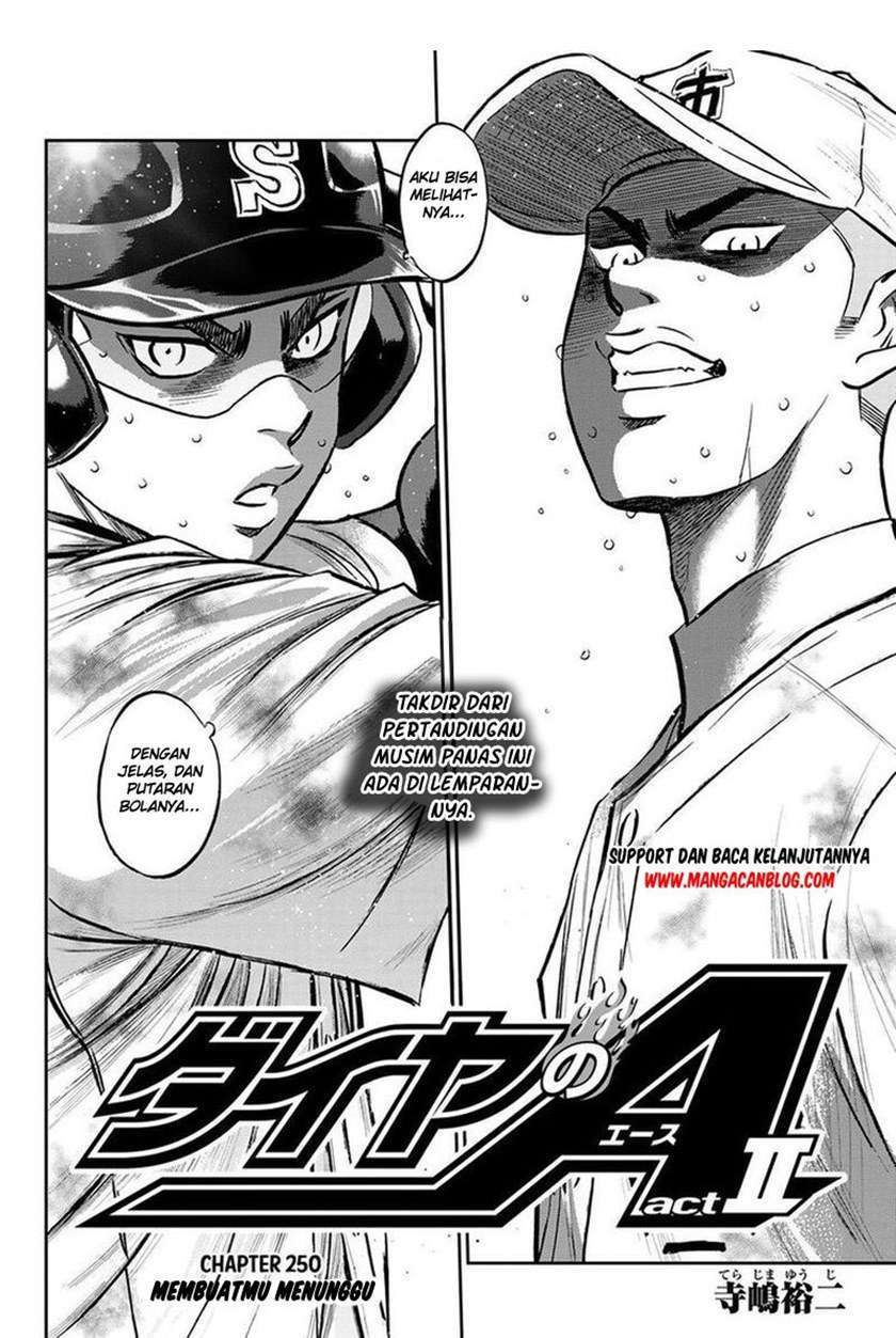 Diamond no Ace Act 2 chapter 250 halaman 2