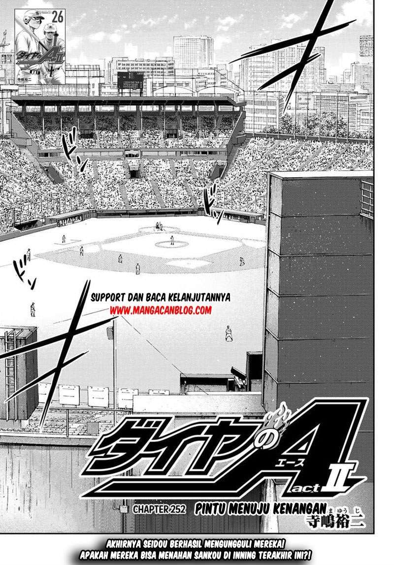 Diamond no Ace Act 2 chapter 252 halaman 1
