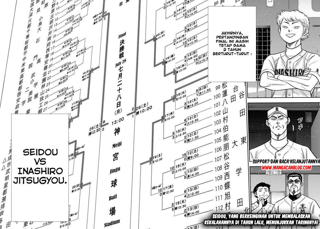 Diamond no Ace Act 2 chapter 254 halaman 19