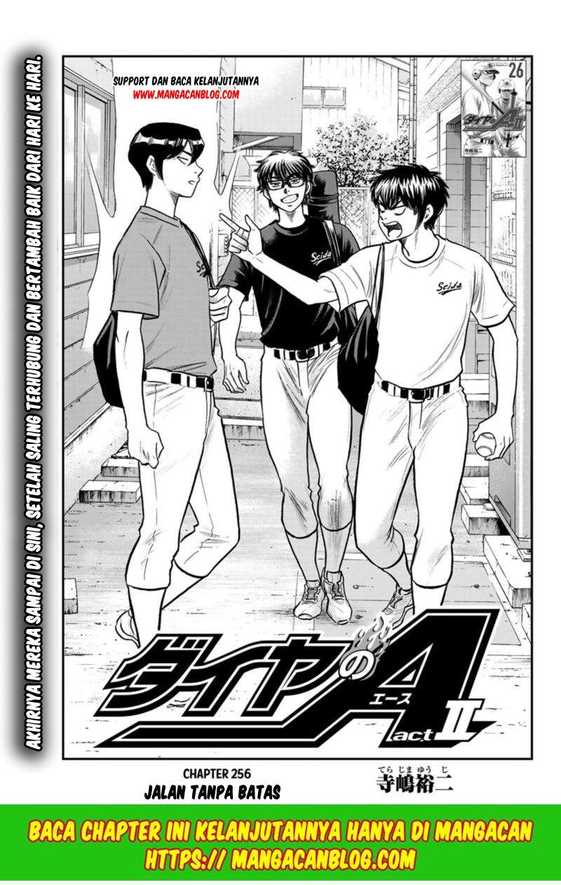 Diamond no Ace Act 2 Bab 256 halaman 1