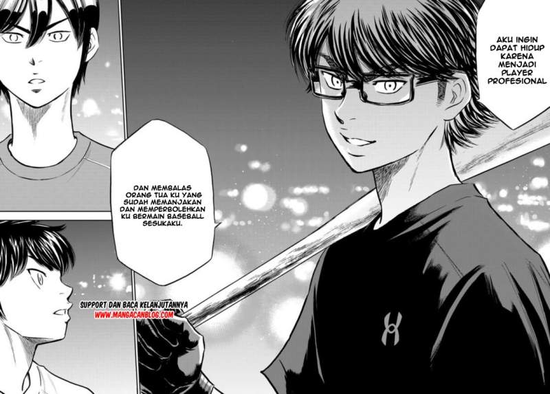 Diamond no Ace Act 2 Bab 256 halaman 4