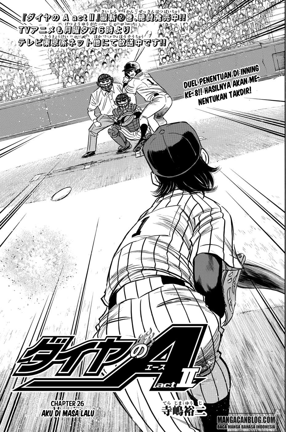 Diamond no Ace Act 2 Bab 26 halaman 1