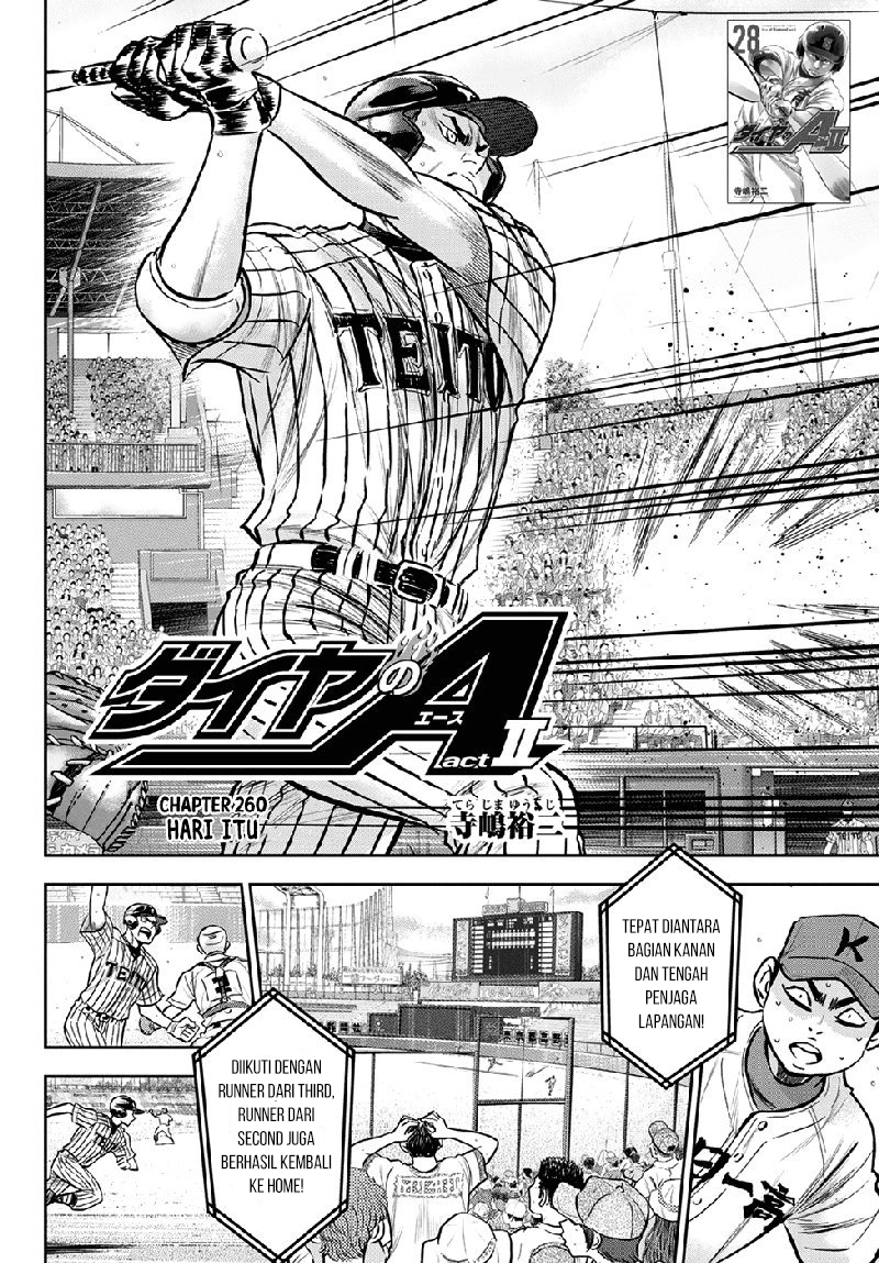 Diamond no Ace Act 2 chapter 260 halaman 3