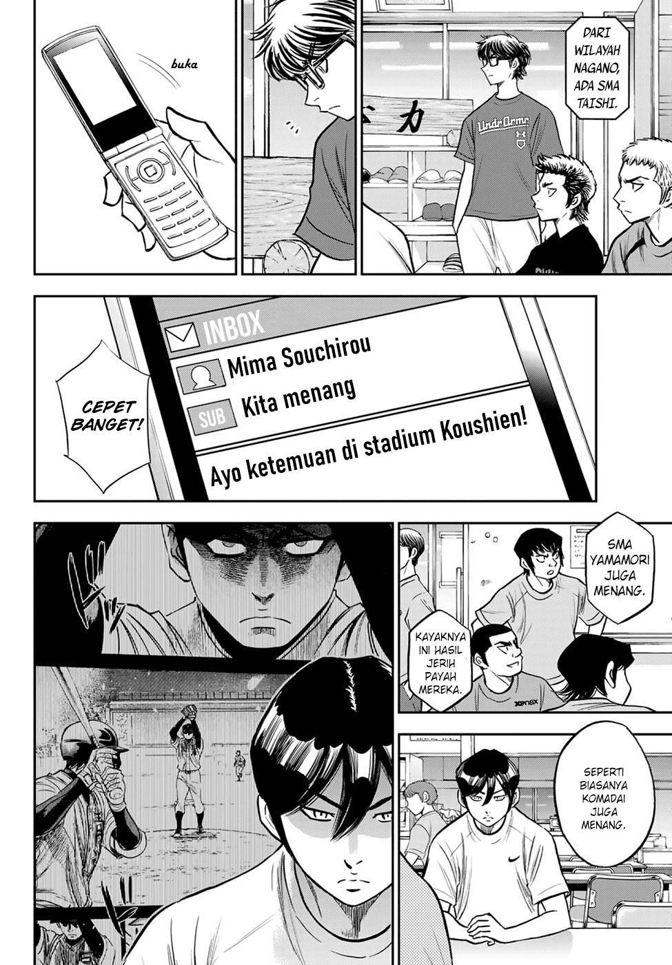 Diamond no Ace Act 2 chapter 262 halaman 10