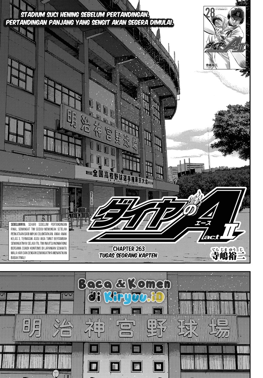 Diamond no Ace Act 2 chapter 263 halaman 2