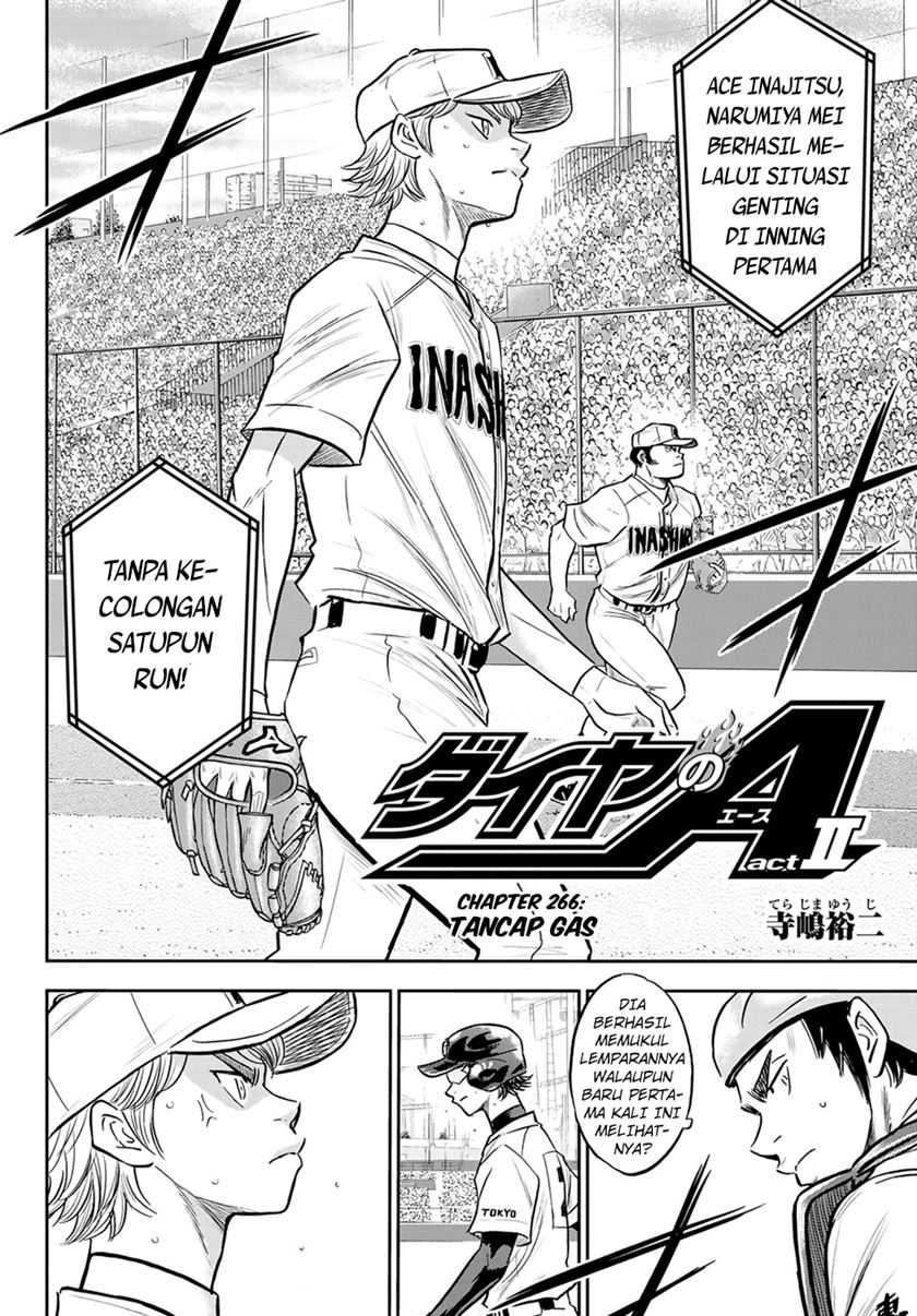 Diamond no Ace Act 2 Bab 266 halaman 3