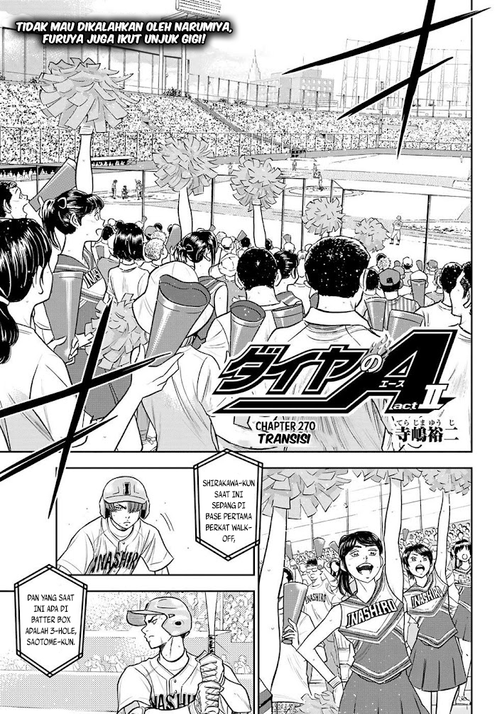 Diamond no Ace Act 2 Bab 270 halaman 4