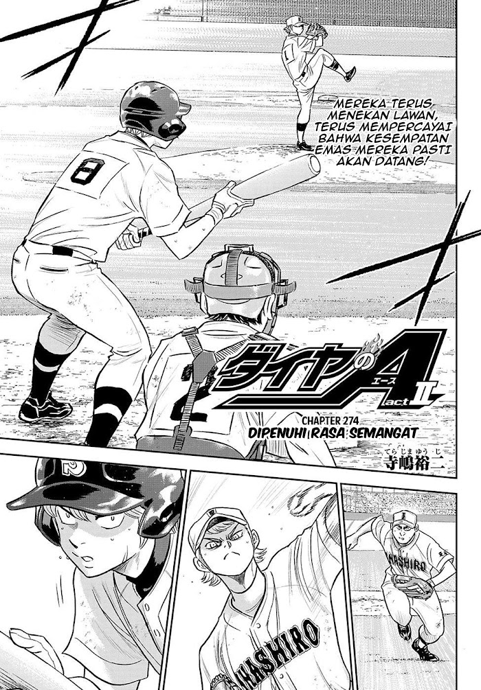 Diamond no Ace Act 2 Bab 274 halaman 6