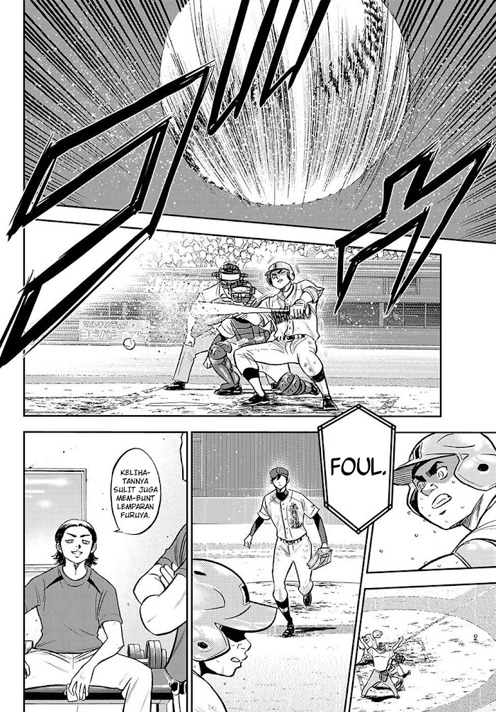 Diamond no Ace Act 2 chapter 275 halaman 9