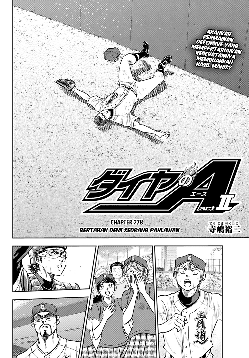 Diamond no Ace Act 2 Bab 278 halaman 5