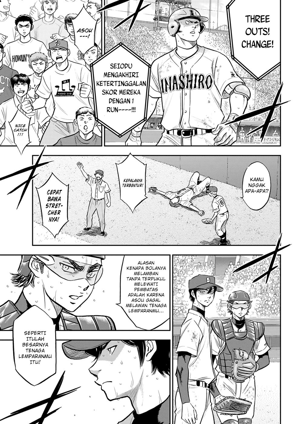 Diamond no Ace Act 2 Bab 278 halaman 8