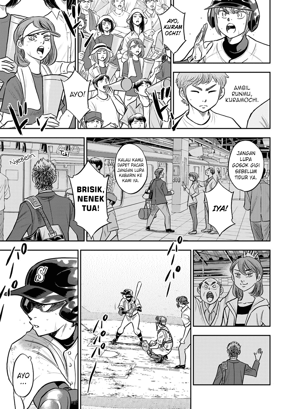 Diamond no Ace Act 2 Bab 278 halaman 16
