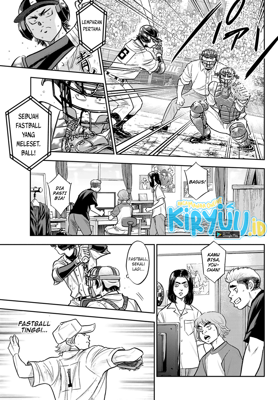 Diamond no Ace Act 2 Bab 278 halaman 18