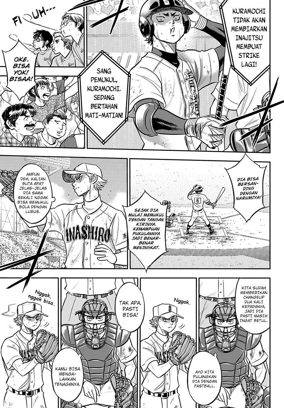 Diamond no Ace Act 2 chapter 279 halaman 8