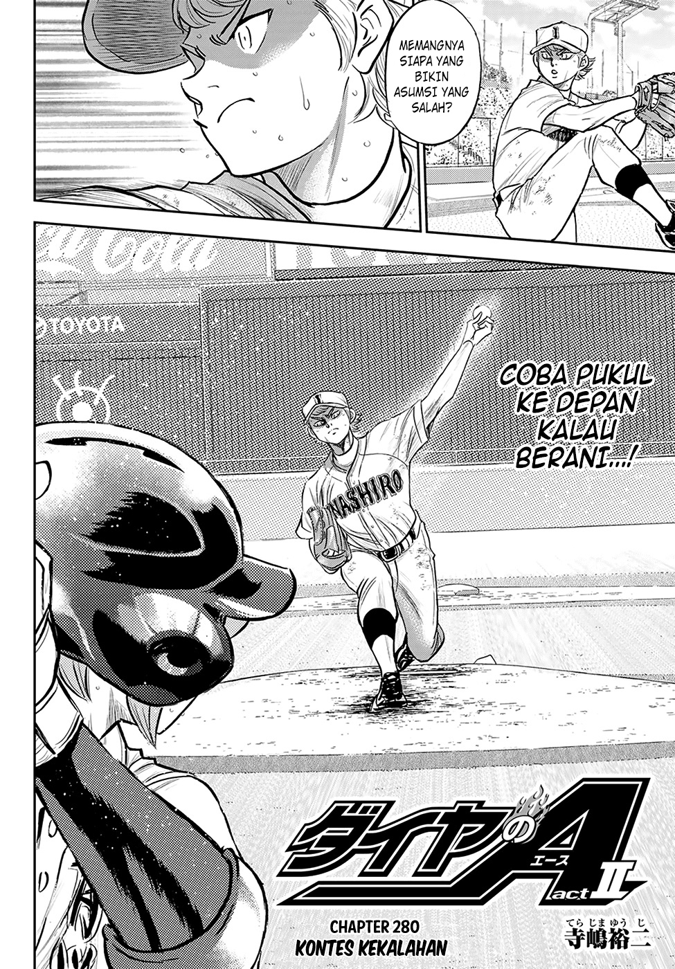 Diamond no Ace Act 2 chapter 280 halaman 3