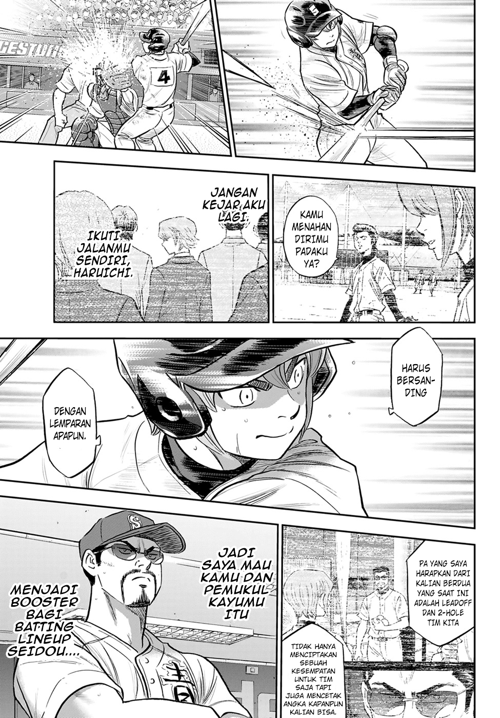 Diamond no Ace Act 2 chapter 280 halaman 4