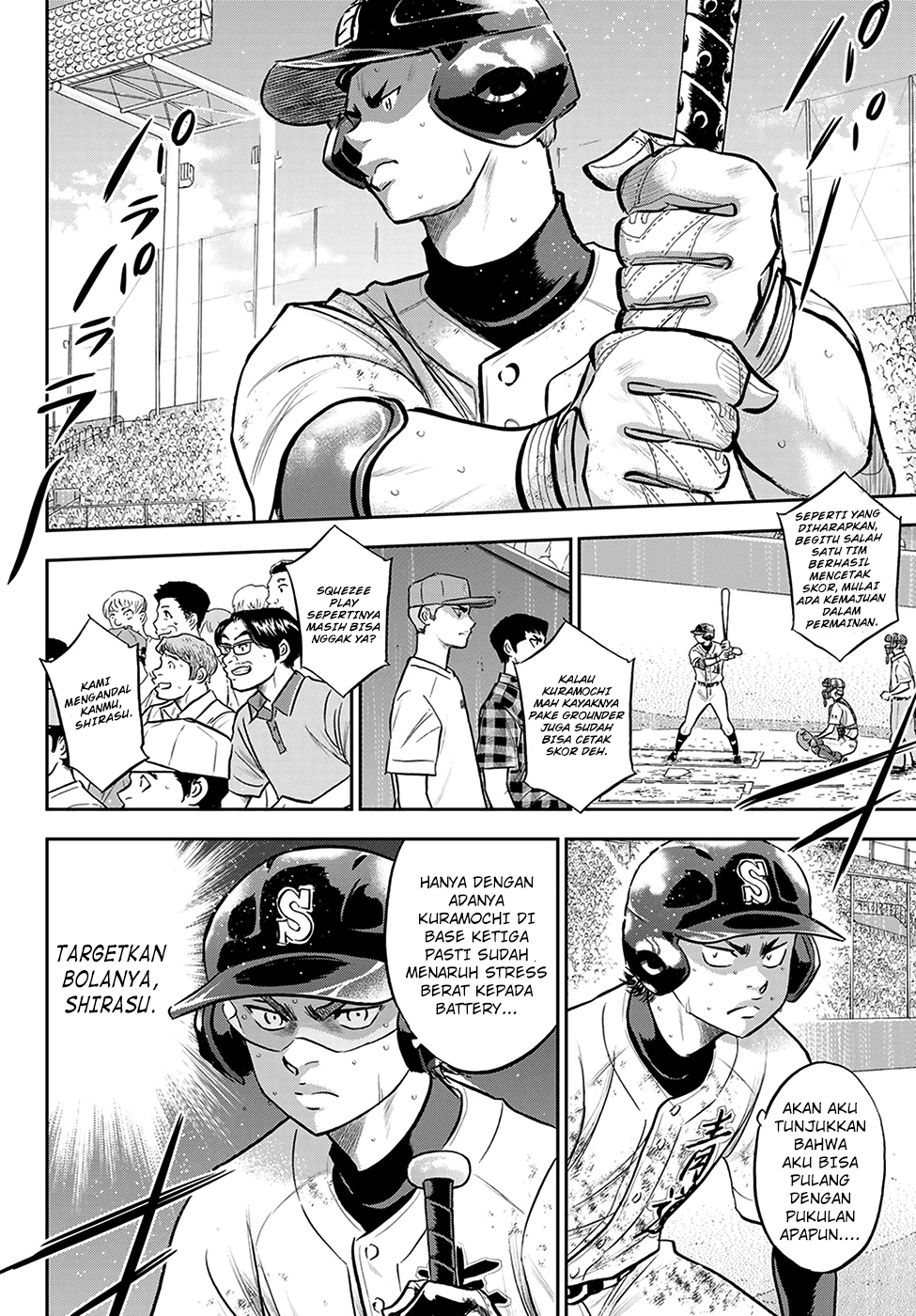 Diamond no Ace Act 2 chapter 280 halaman 9