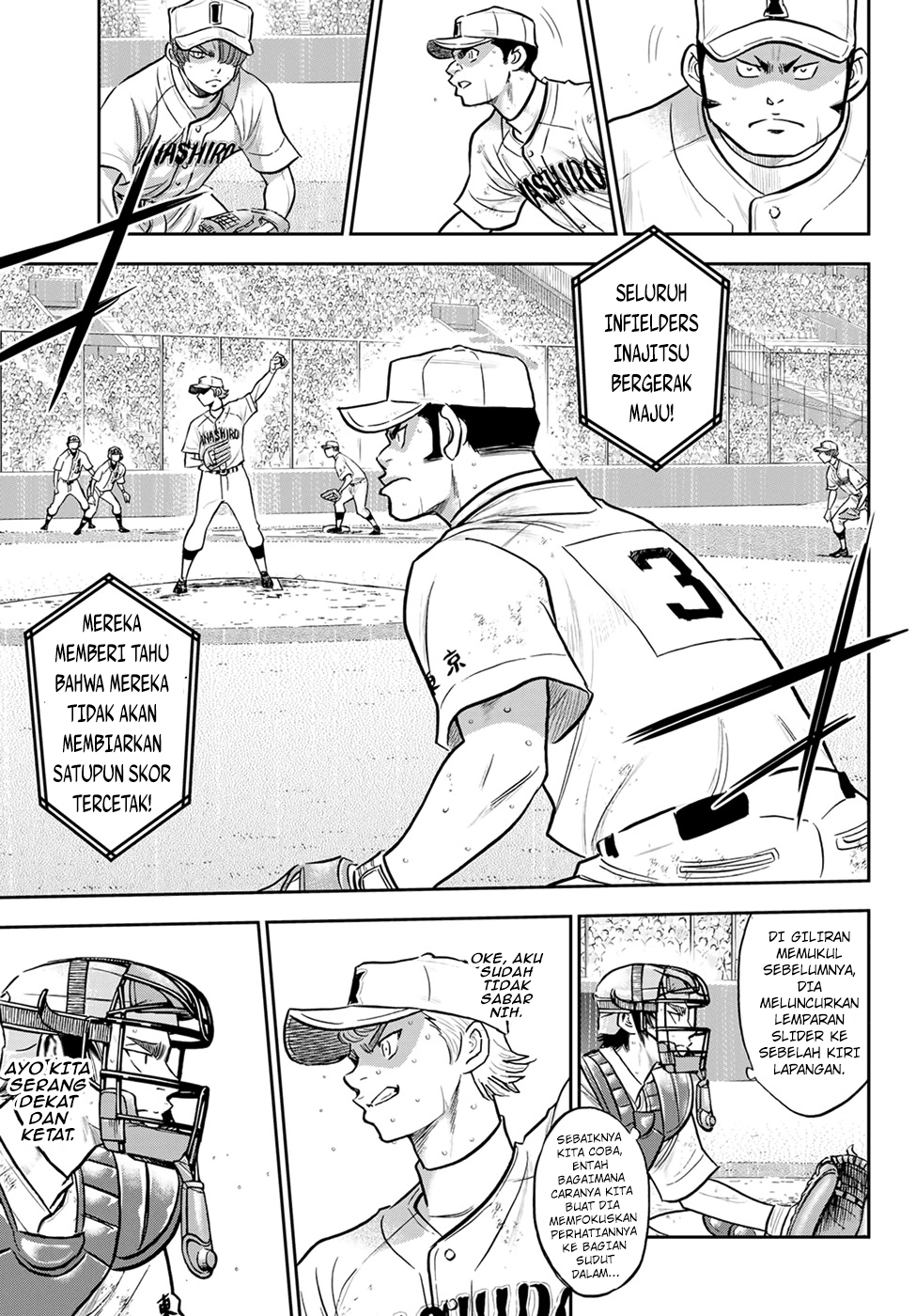 Diamond no Ace Act 2 chapter 280 halaman 10