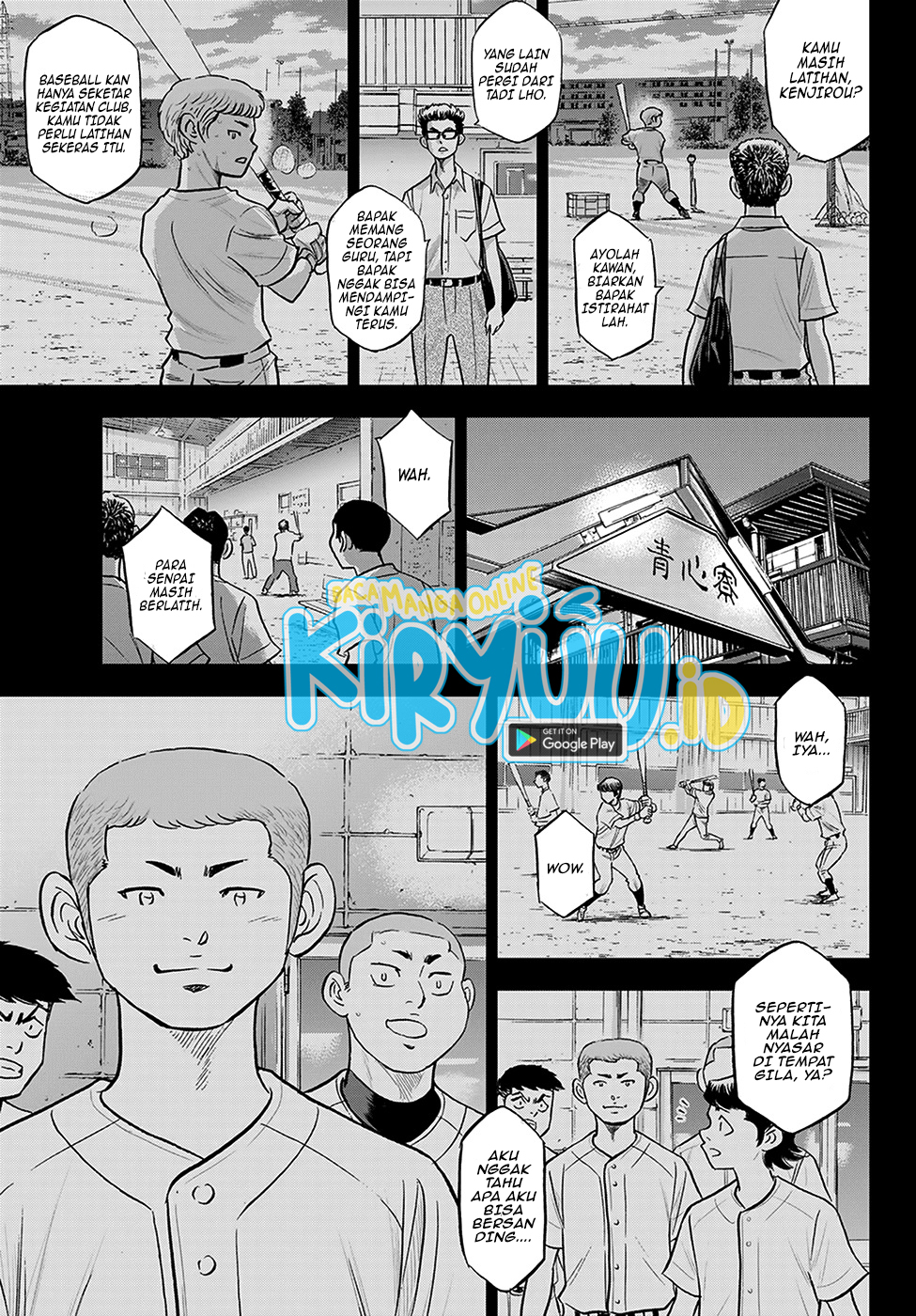 Diamond no Ace Act 2 chapter 280 halaman 12