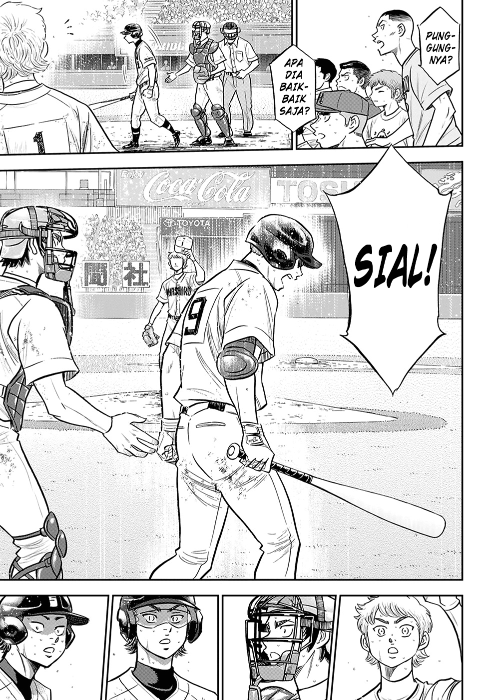 Diamond no Ace Act 2 chapter 280 halaman 17