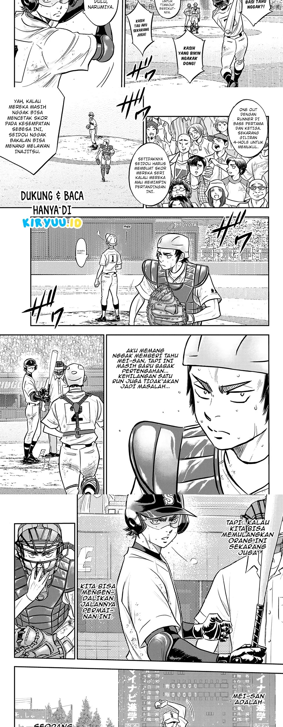 Diamond no Ace Act 2 Bab 281 halaman 4