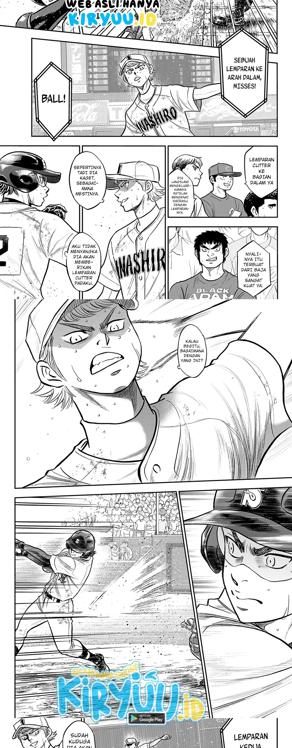 Diamond no Ace Act 2 Bab 281 halaman 7