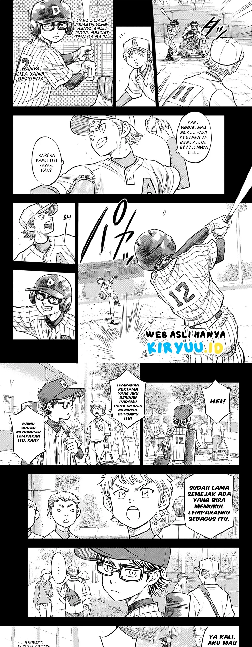 Diamond no Ace Act 2 Bab 281 halaman 9