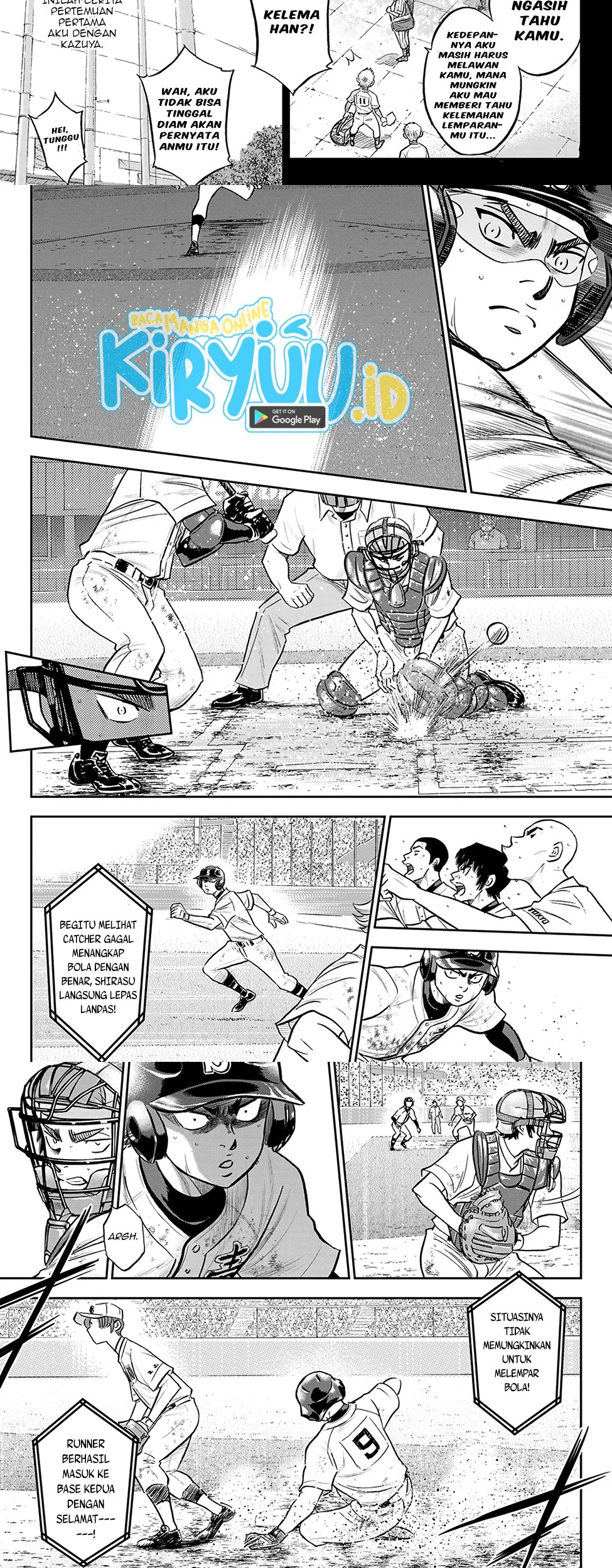 Diamond no Ace Act 2 Bab 281 halaman 10
