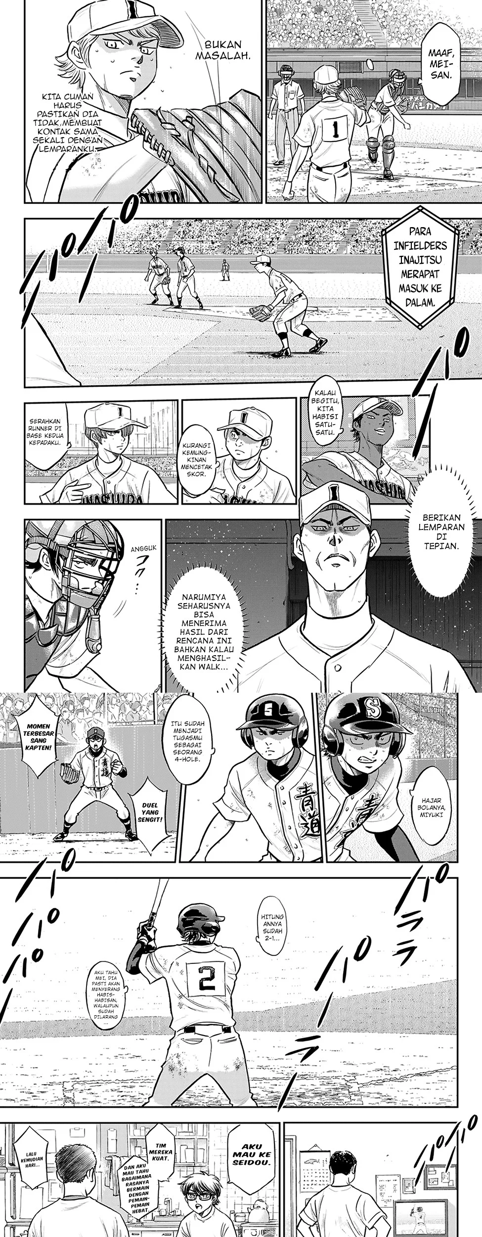 Diamond no Ace Act 2 Bab 281 halaman 12