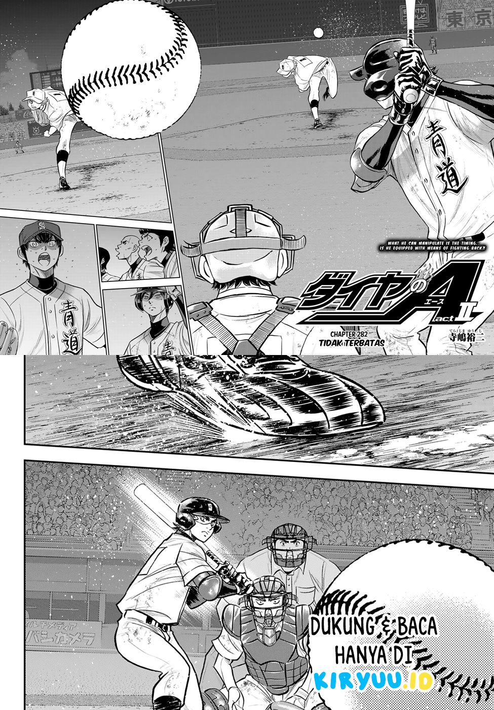 Diamond no Ace Act 2 chapter 282 halaman 3