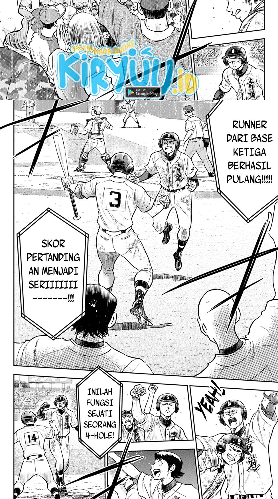 Diamond no Ace Act 2 chapter 282 halaman 9