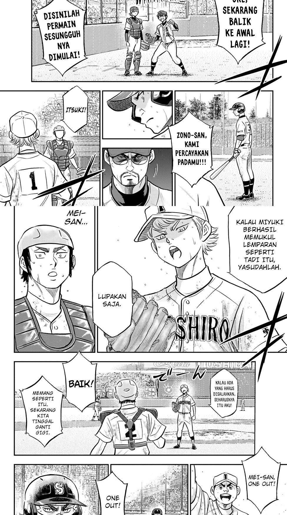 Diamond no Ace Act 2 chapter 282 halaman 12