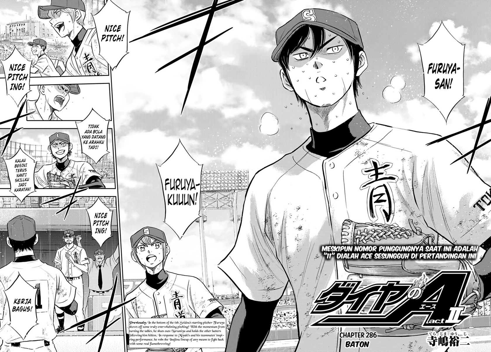 Diamond no Ace Act 2 Bab 286 halaman 5