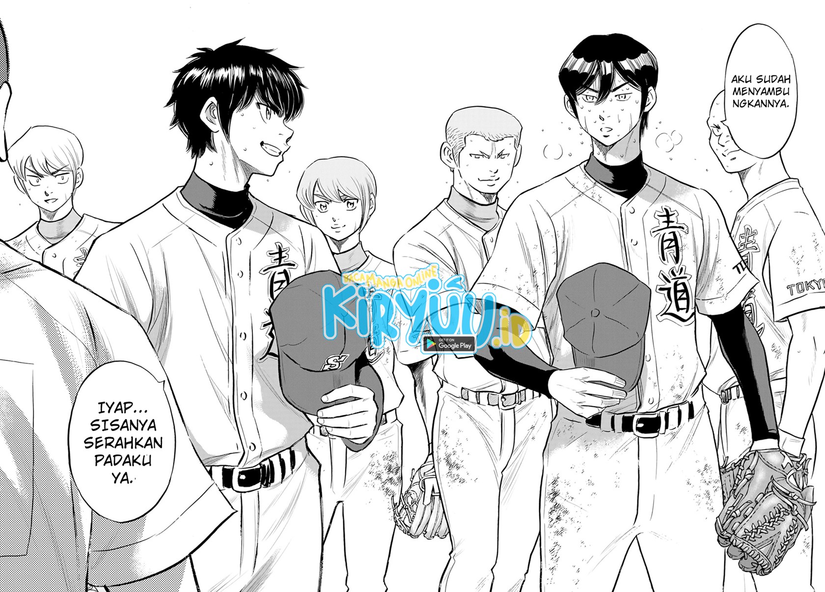 Diamond no Ace Act 2 Bab 286 halaman 8