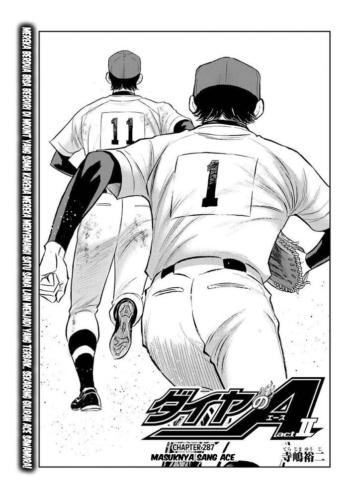 Diamond no Ace Act 2 Bab 287 halaman 2