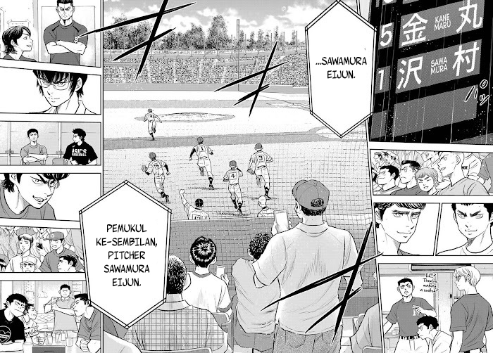 Diamond no Ace Act 2 Bab 287 halaman 9