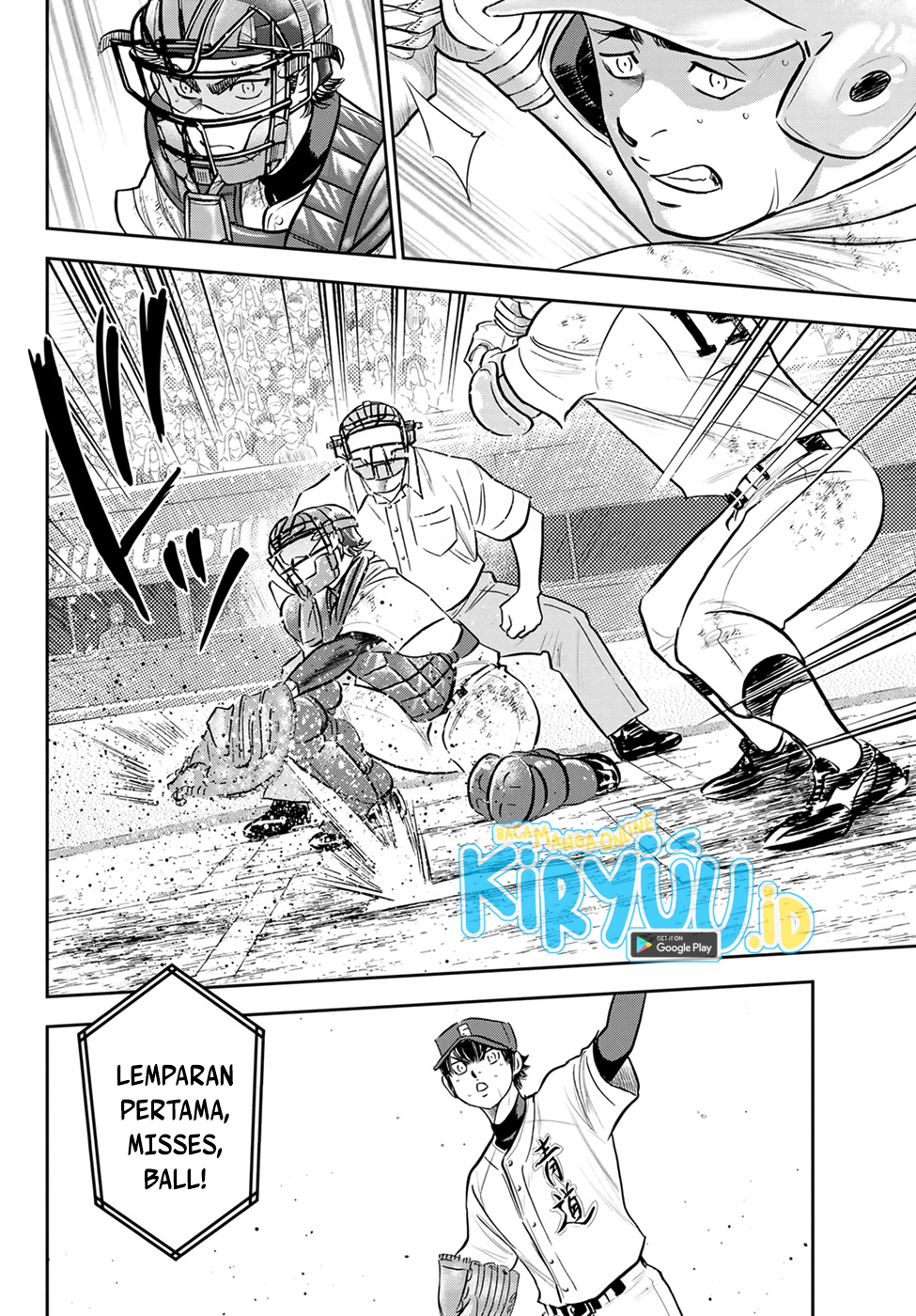 Diamond no Ace Act 2 chapter 288 halaman 10