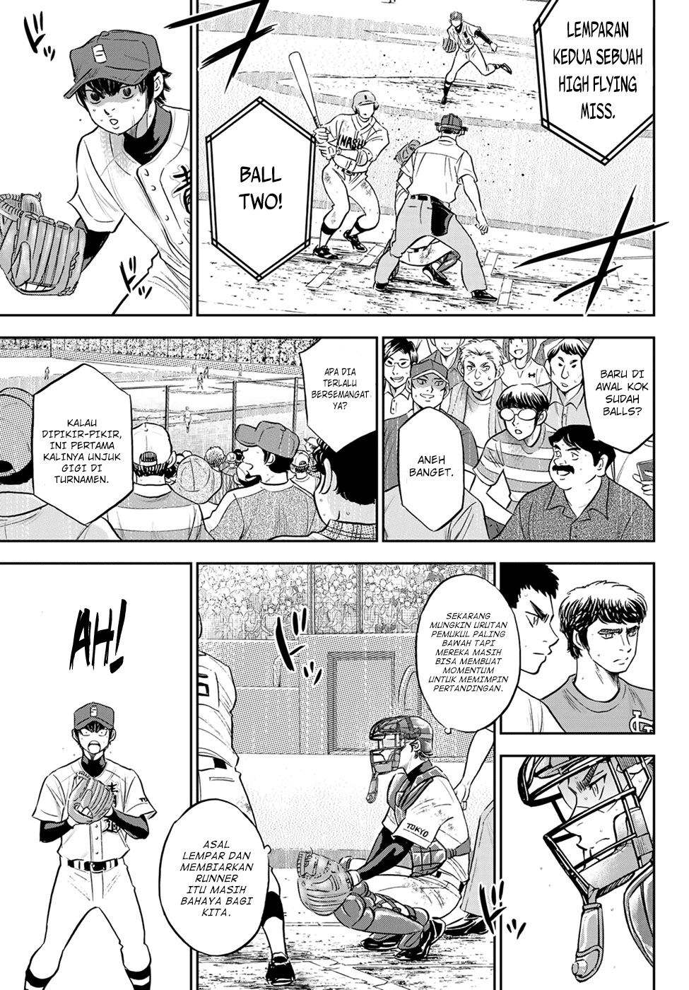 Diamond no Ace Act 2 chapter 288 halaman 13