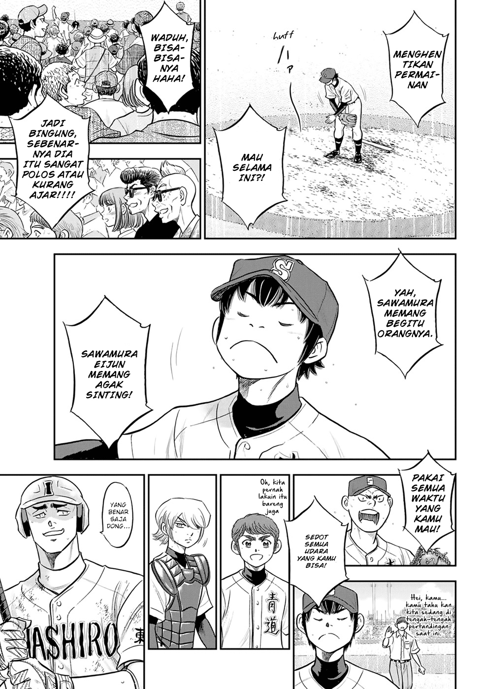 Diamond no Ace Act 2 chapter 288 halaman 15