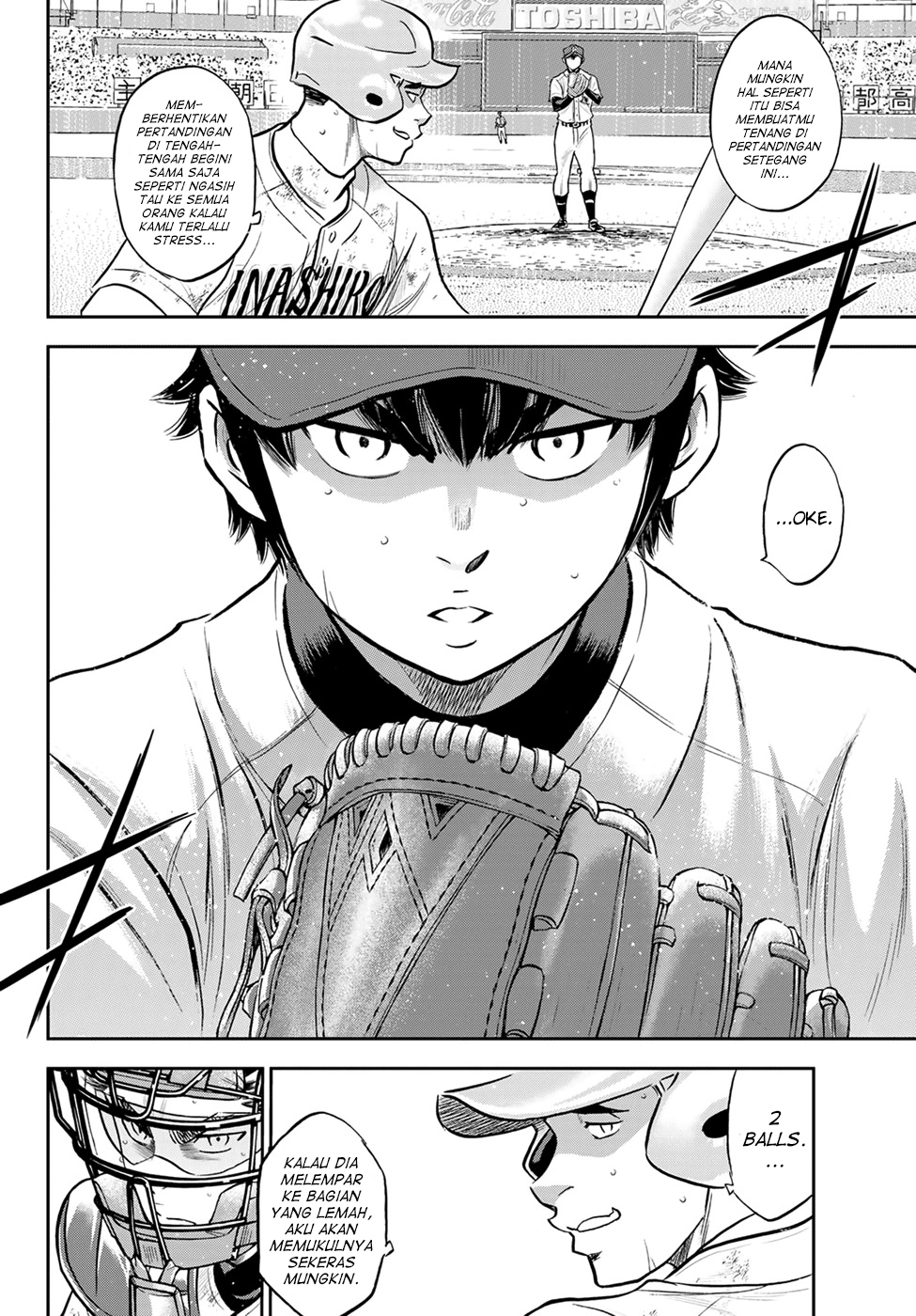 Diamond no Ace Act 2 chapter 288 halaman 16