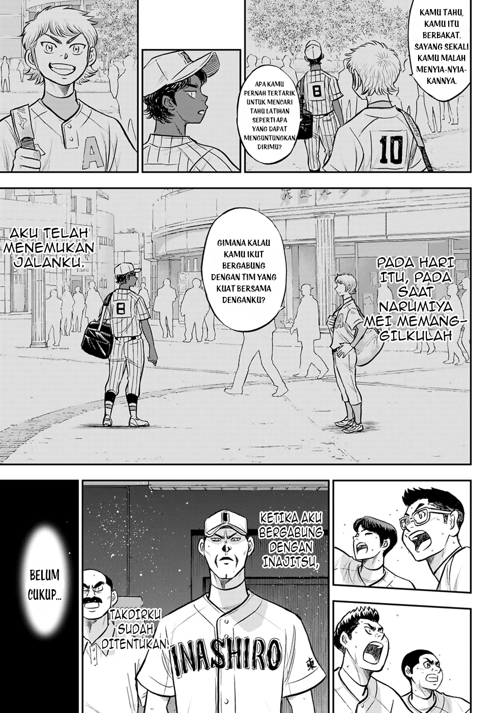 Diamond no Ace Act 2 chapter 289 halaman 18