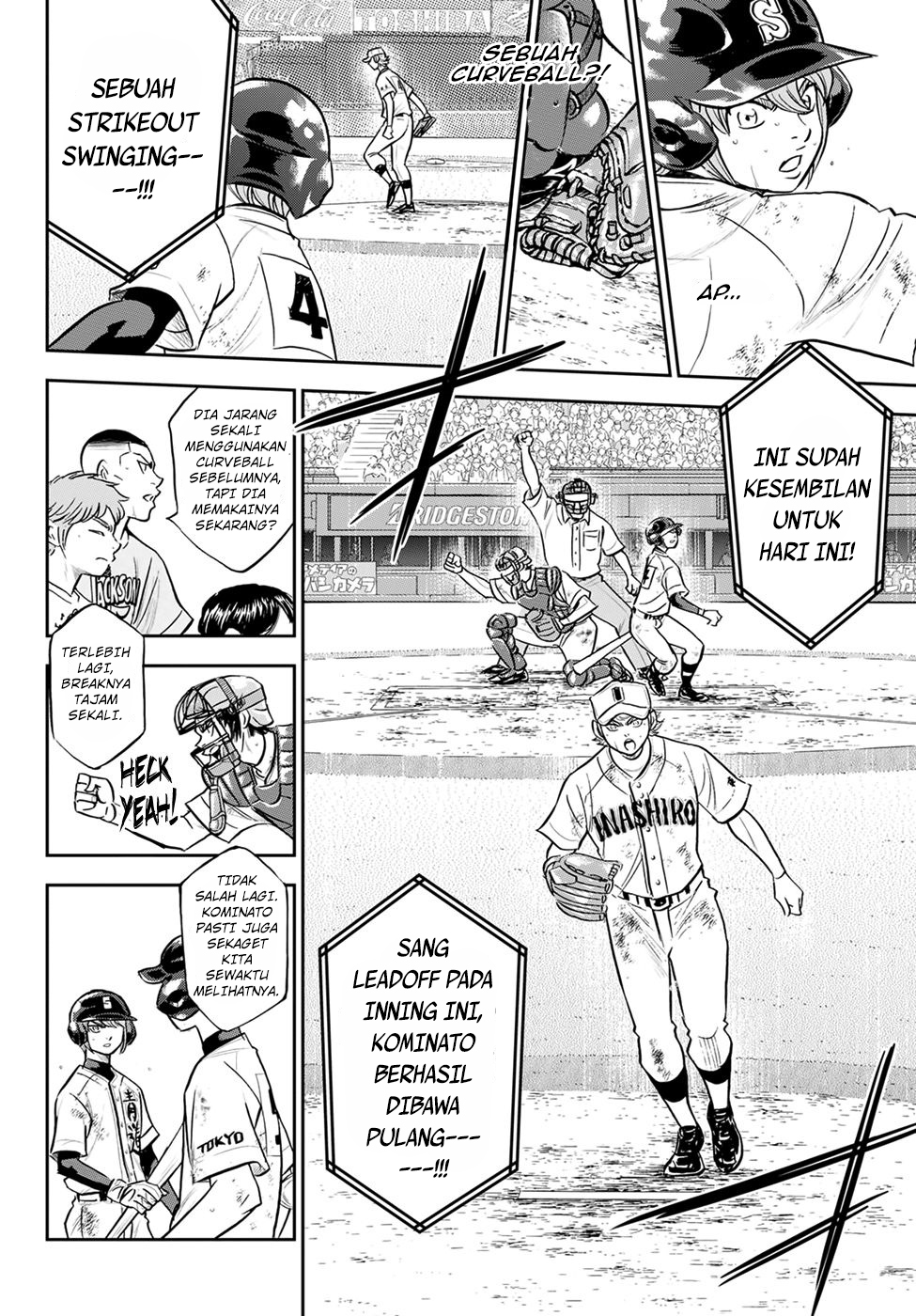 Diamond no Ace Act 2 Bab 290 halaman 18