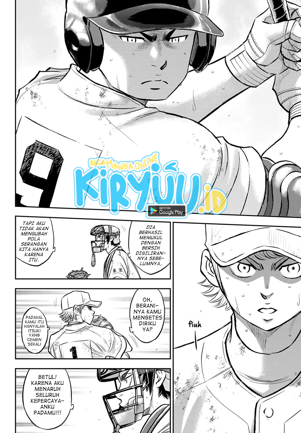 Diamond no Ace Act 2 Bab 290 halaman 20