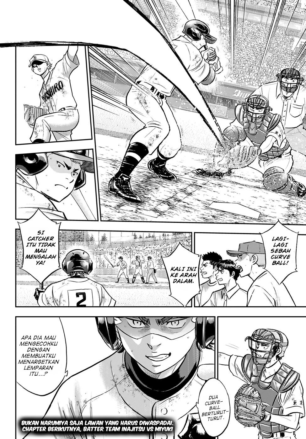 Diamond no Ace Act 2 Bab 290 halaman 22