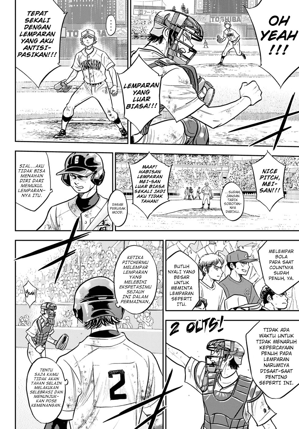 Diamond no Ace Act 2 Bab 291 halaman 8