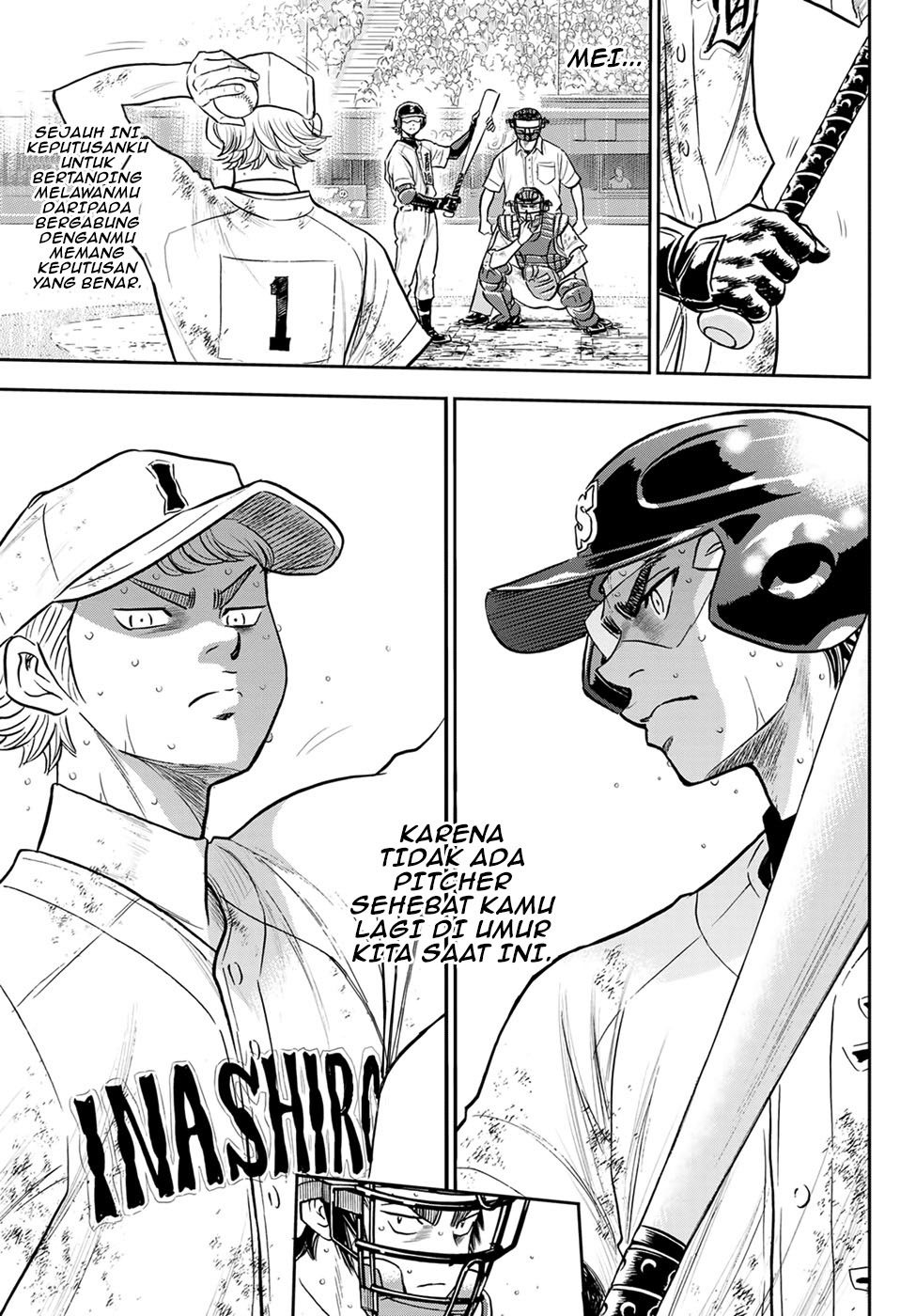 Diamond no Ace Act 2 Bab 291 halaman 9