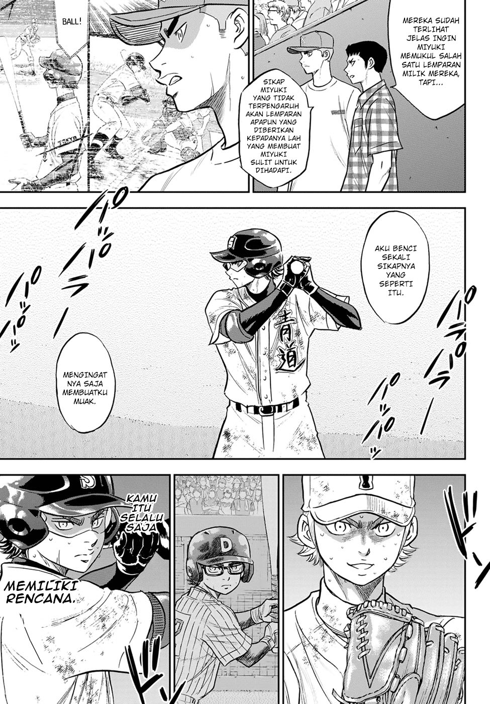 Diamond no Ace Act 2 Bab 291 halaman 17