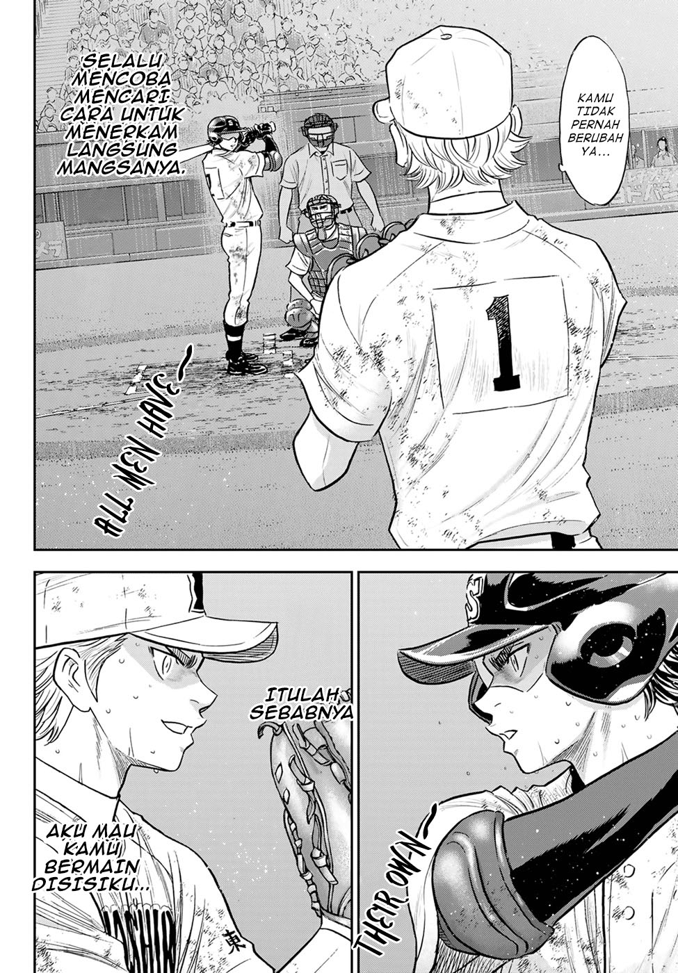 Diamond no Ace Act 2 Bab 291 halaman 18